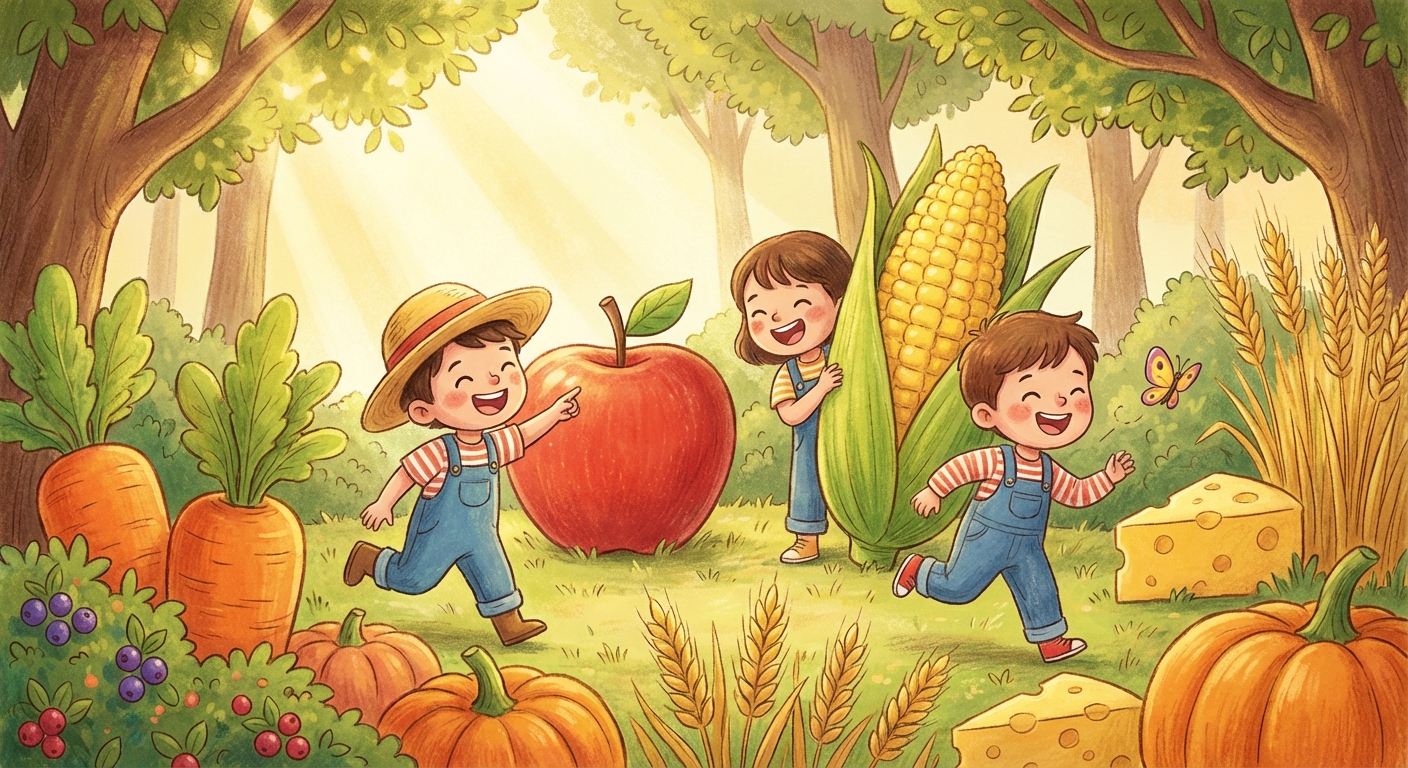 Illustration for 🍎 All About Food Groups!