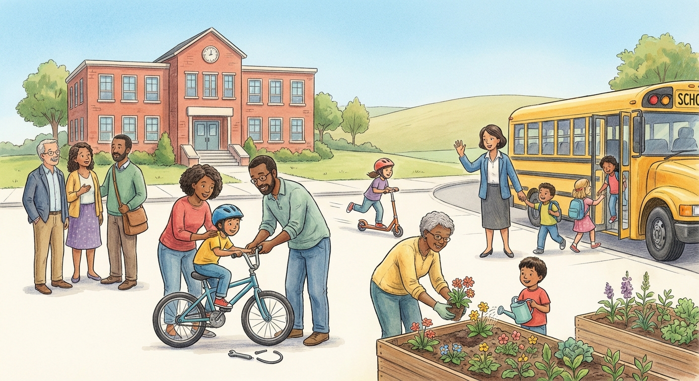 Illustration for 🎒 All About Schools in Our Community