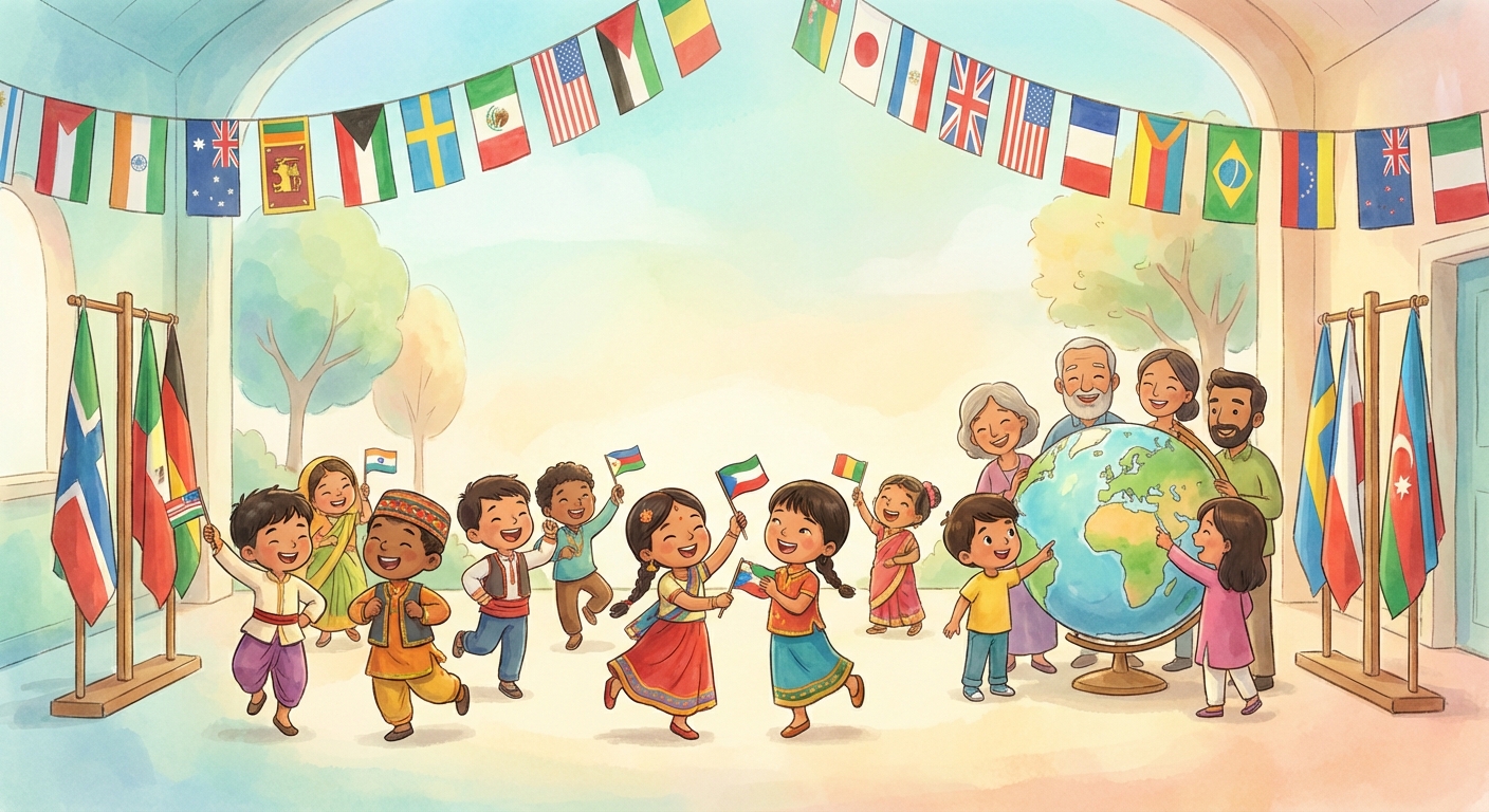 Illustration for 🌍 All About World Flags