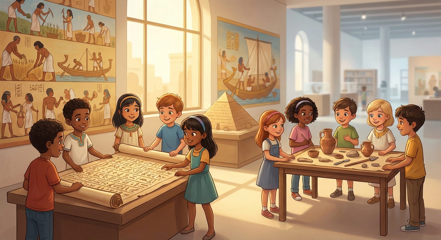 Illustration for Ancient Egypt: More Than Just Mummies!