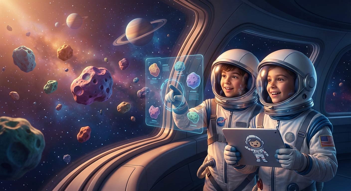 Illustration for Asteroids