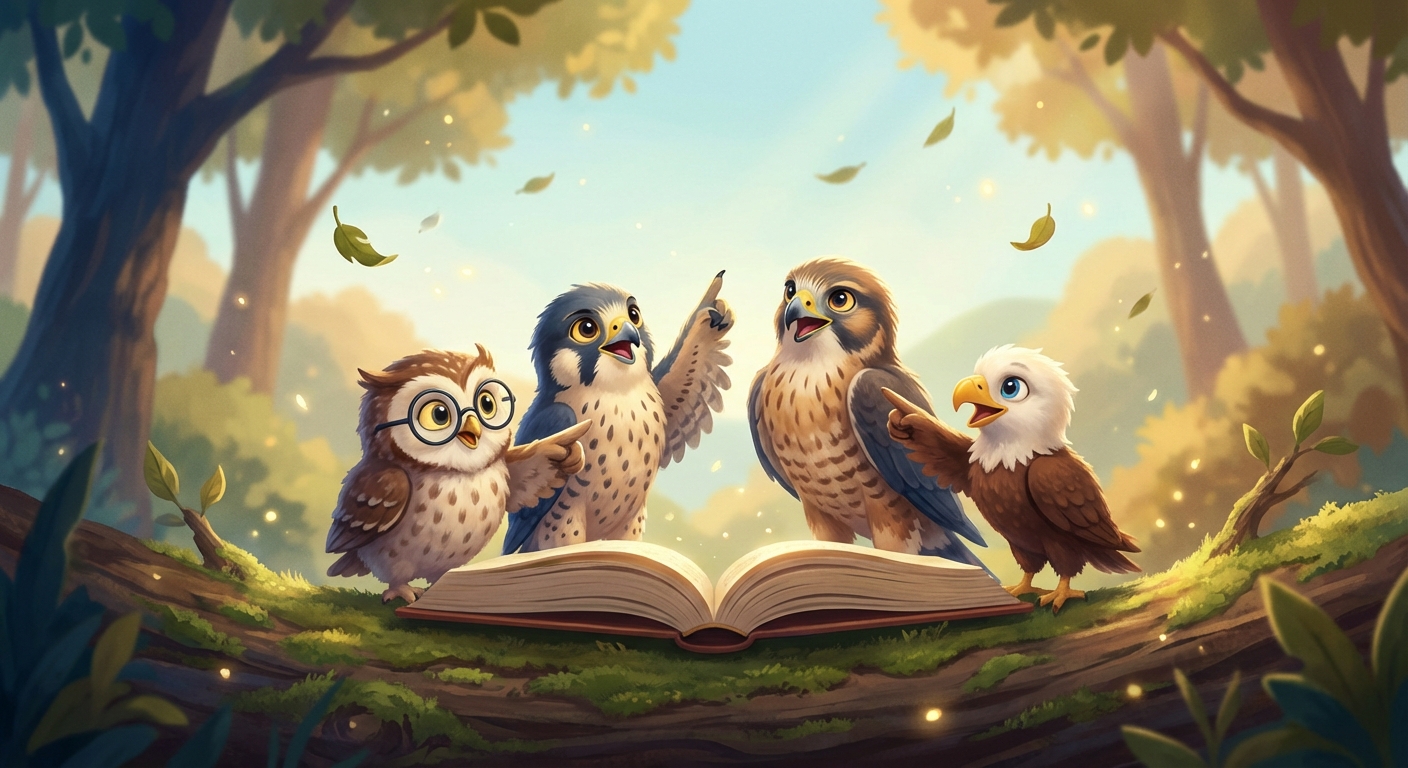 Illustration for Birds of Prey