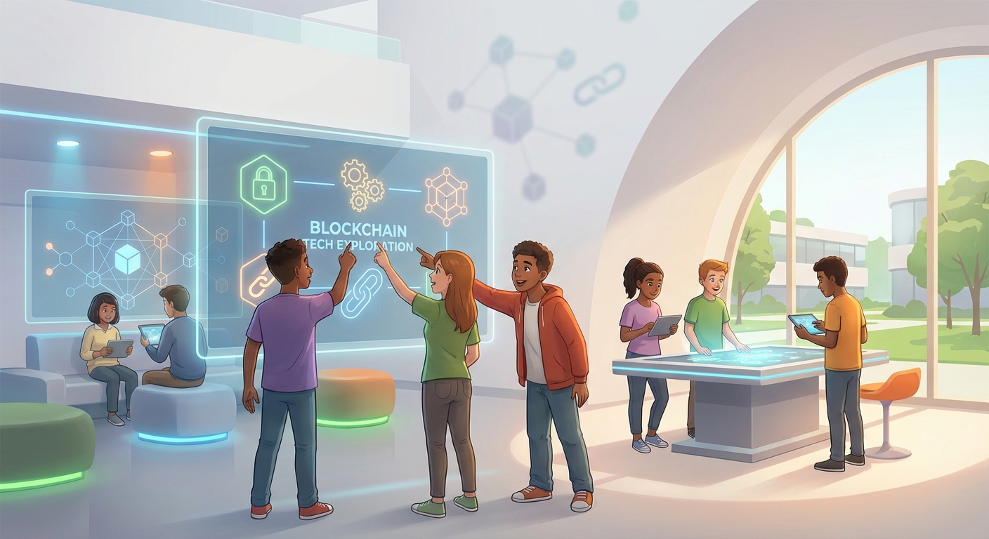 Illustration for Blockchain