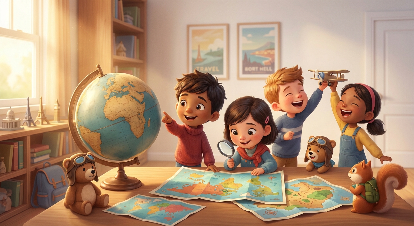 Illustration for 🌆 Cities and Towns: Little Places with Big Adventures