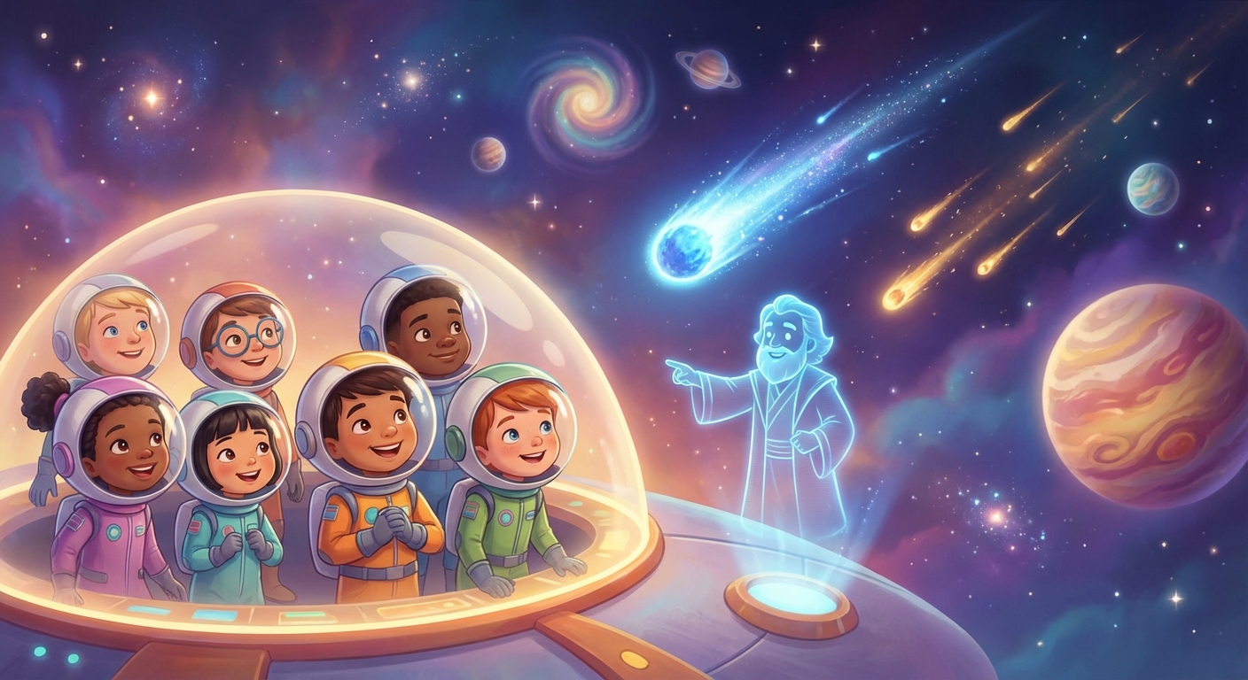 Illustration for Comets and Meteors