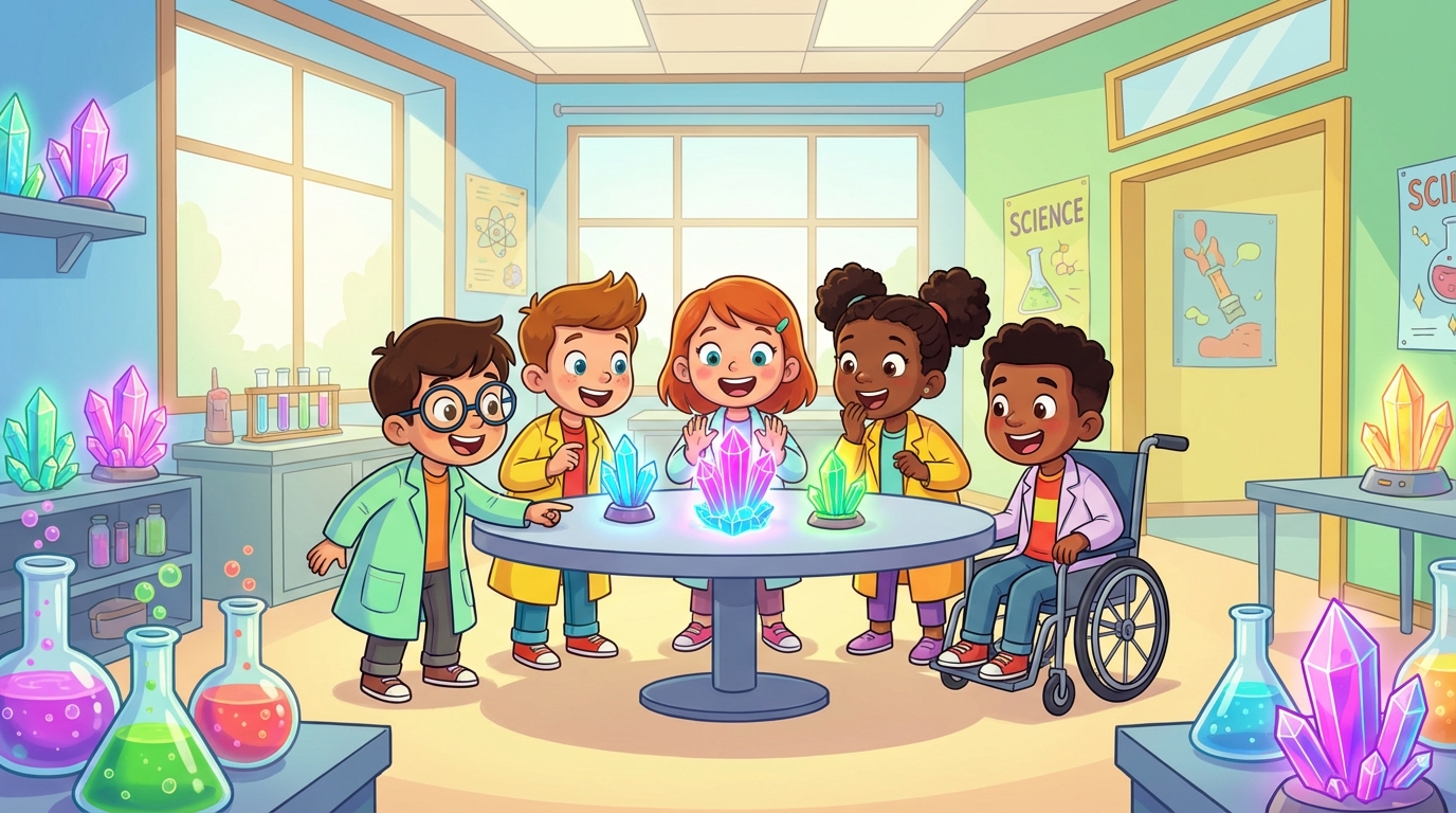 Illustration for Crystals