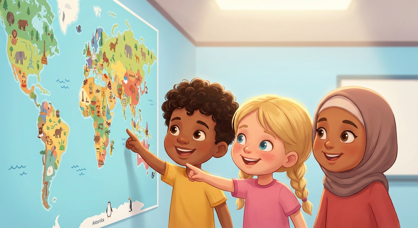 Illustration for 🌍 Cultures Right Around the Corner