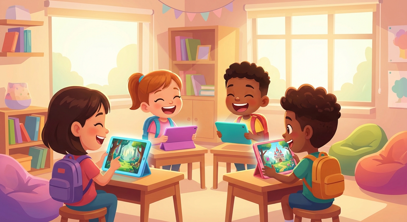 Illustration for 📚 Digital Books: Stories on a Screen