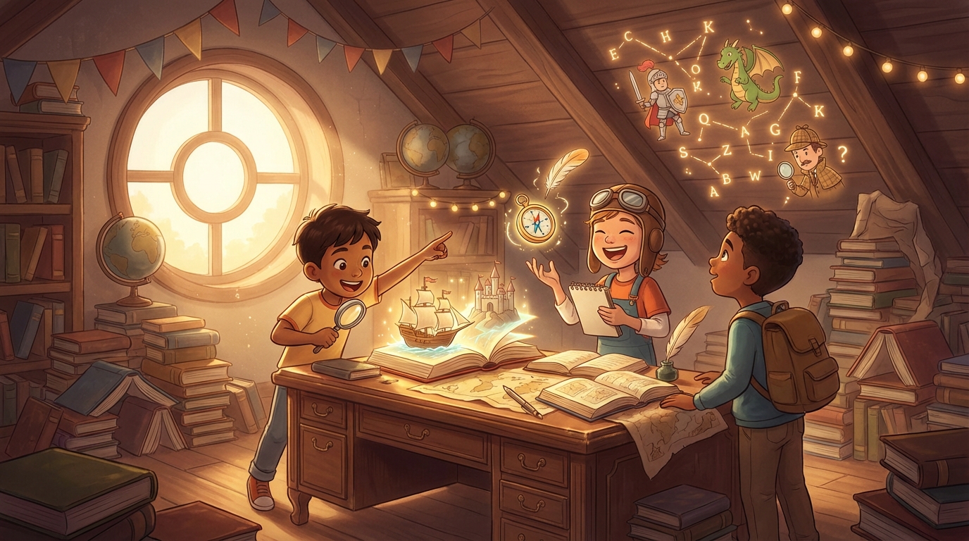 Illustration for 📚 Discovering Authors: A Creative‑writing Adventure