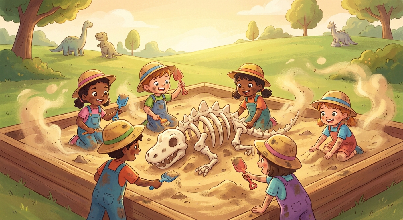 Illustration for 🦕 Discovering Fossils