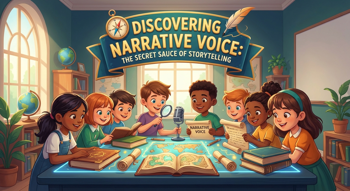 Illustration for 📚 Discovering Narrative Voice: the Secret Sauce of Storytelling