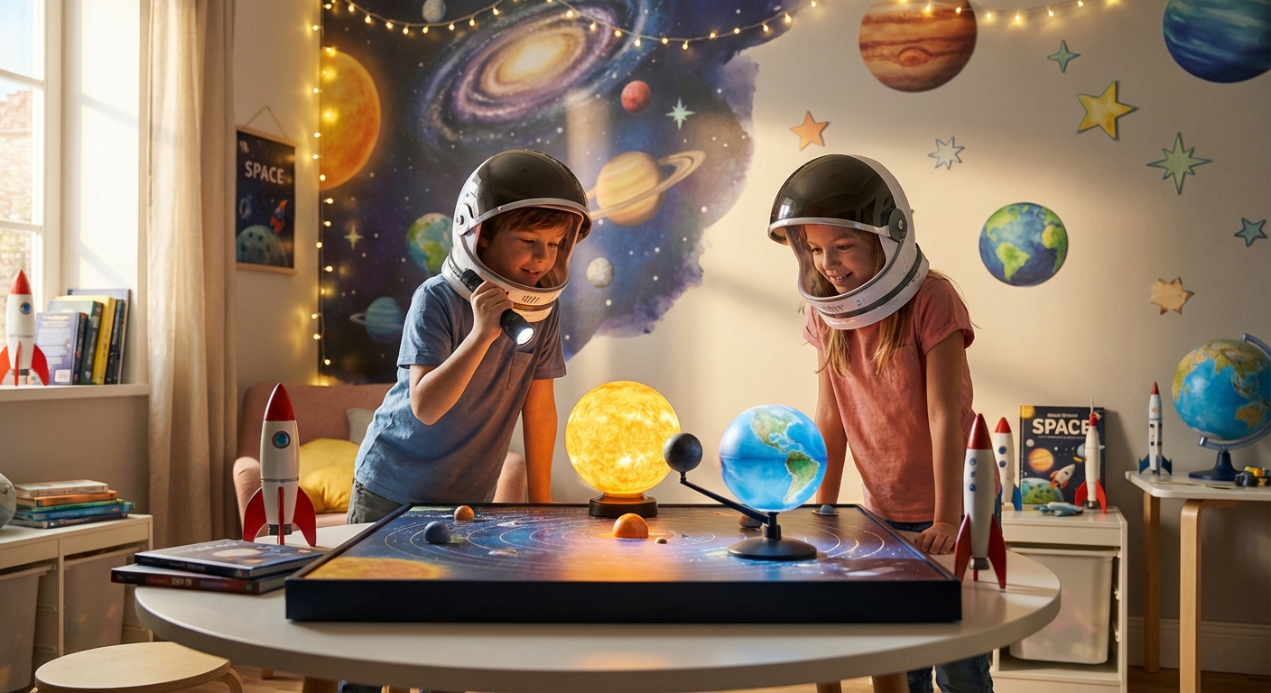 Illustration for 🌙 Eclipses: Shadows in Space