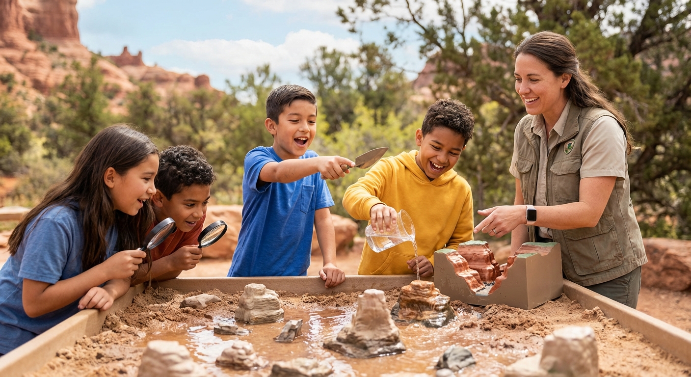Illustration for 🌍 Erosion & Weathering: Earth’s Amazing Sculptors