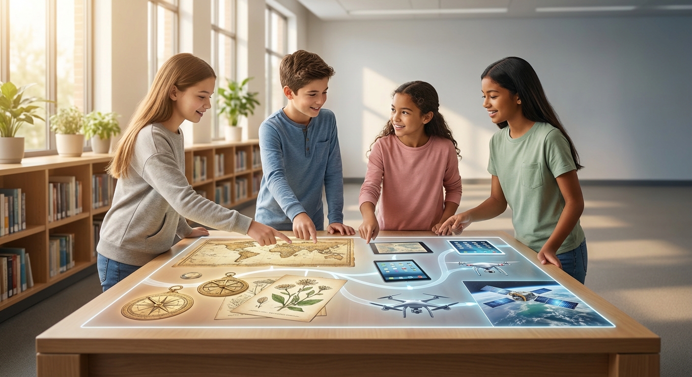 Illustration for Exploring Colonialism: Past, Science, and Today 🌍