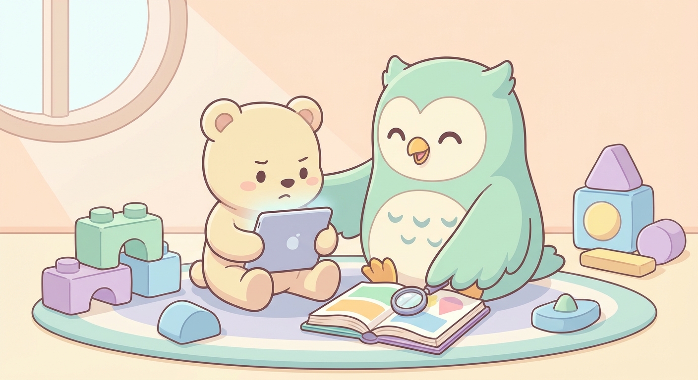 Feeling Worried learning scene, Feeling Worried learning scene filled with curiosity and joy, gentle pastel illustration designed for ages 3-4, rounded shapes, caring expressions, text-free illustration with clean unmarked background, balanced composition, soft cinematic lighting, harmonious color palette, inviting and joyful mood