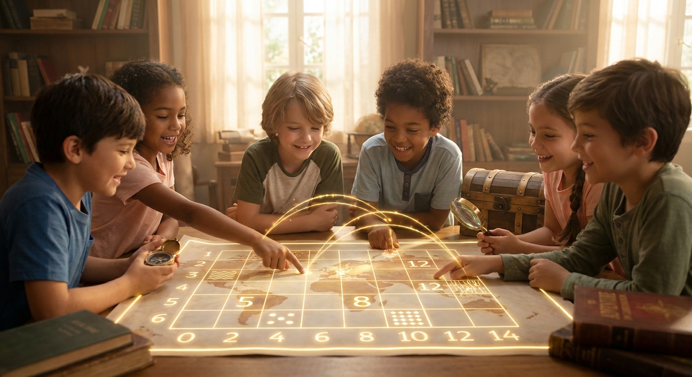 Illustration for 🎯 Finding Treasure with Coordinates