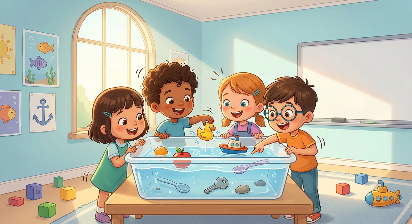 Illustration for Floating and Sinking