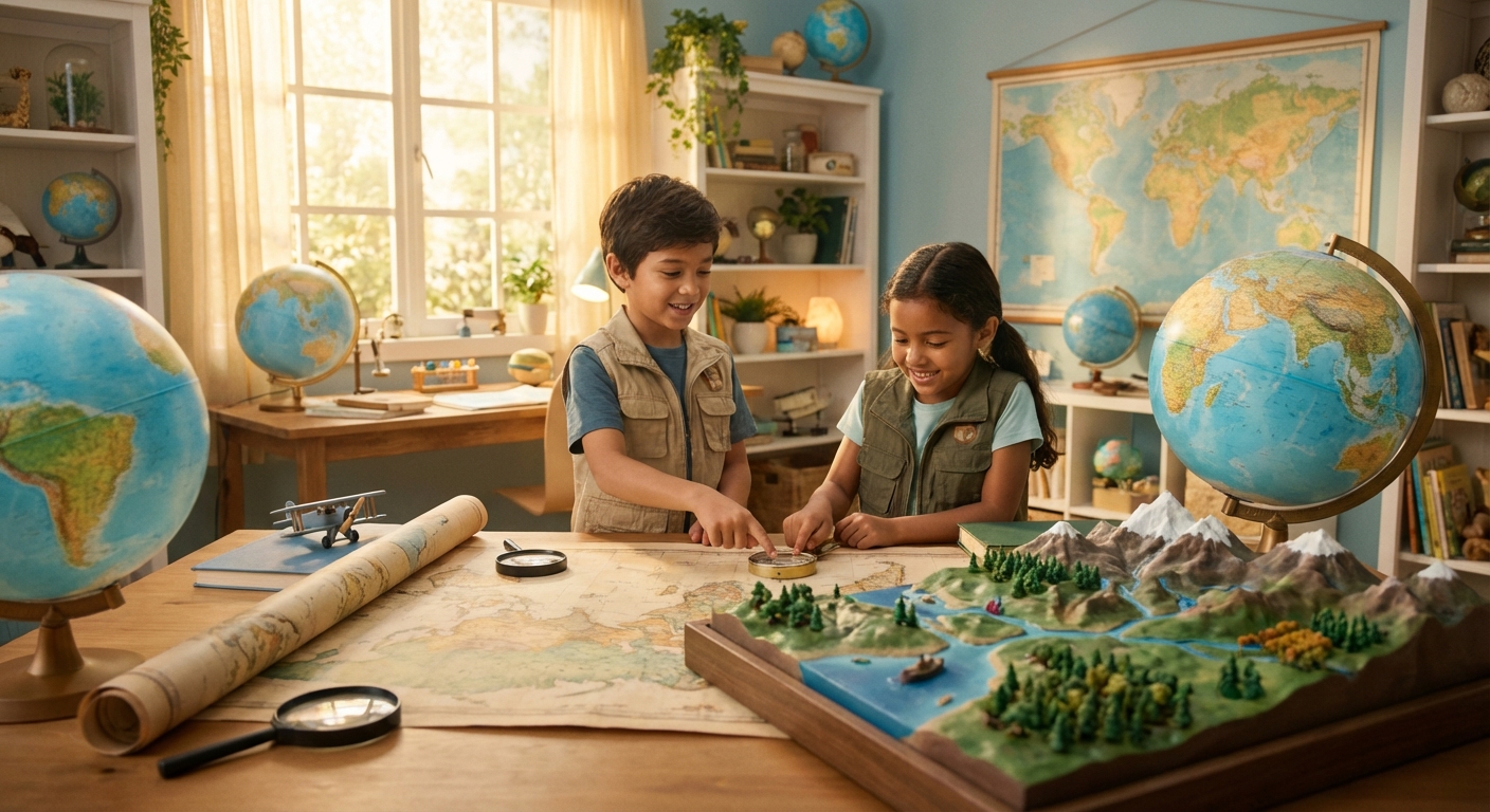 Illustration for Geographic Features