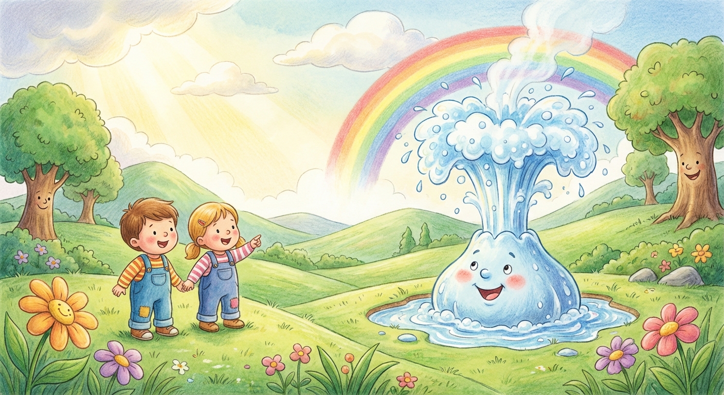 Illustration for 🌋 Geysers: Nature’s Water‑rocket