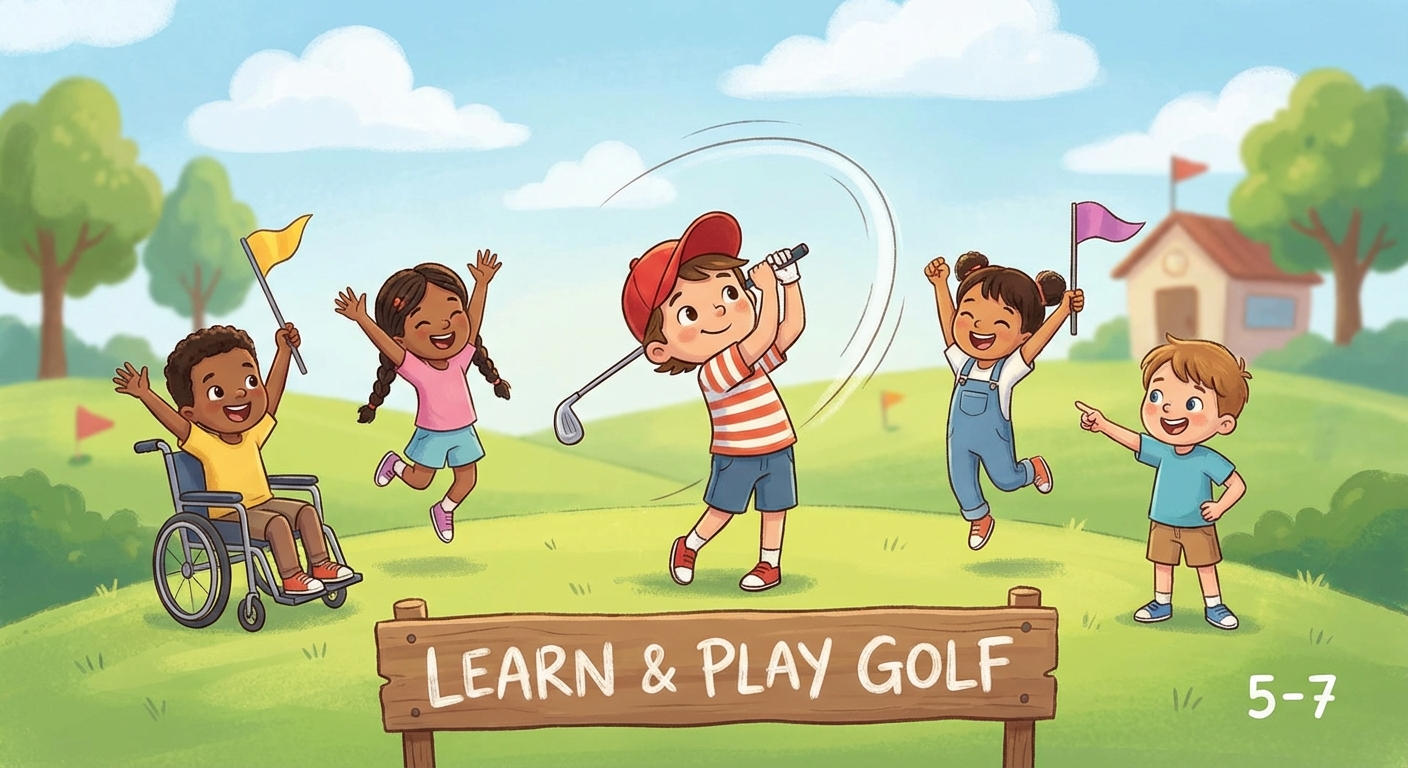 Illustration for ⛳️ Golf Basics for Little Explorers