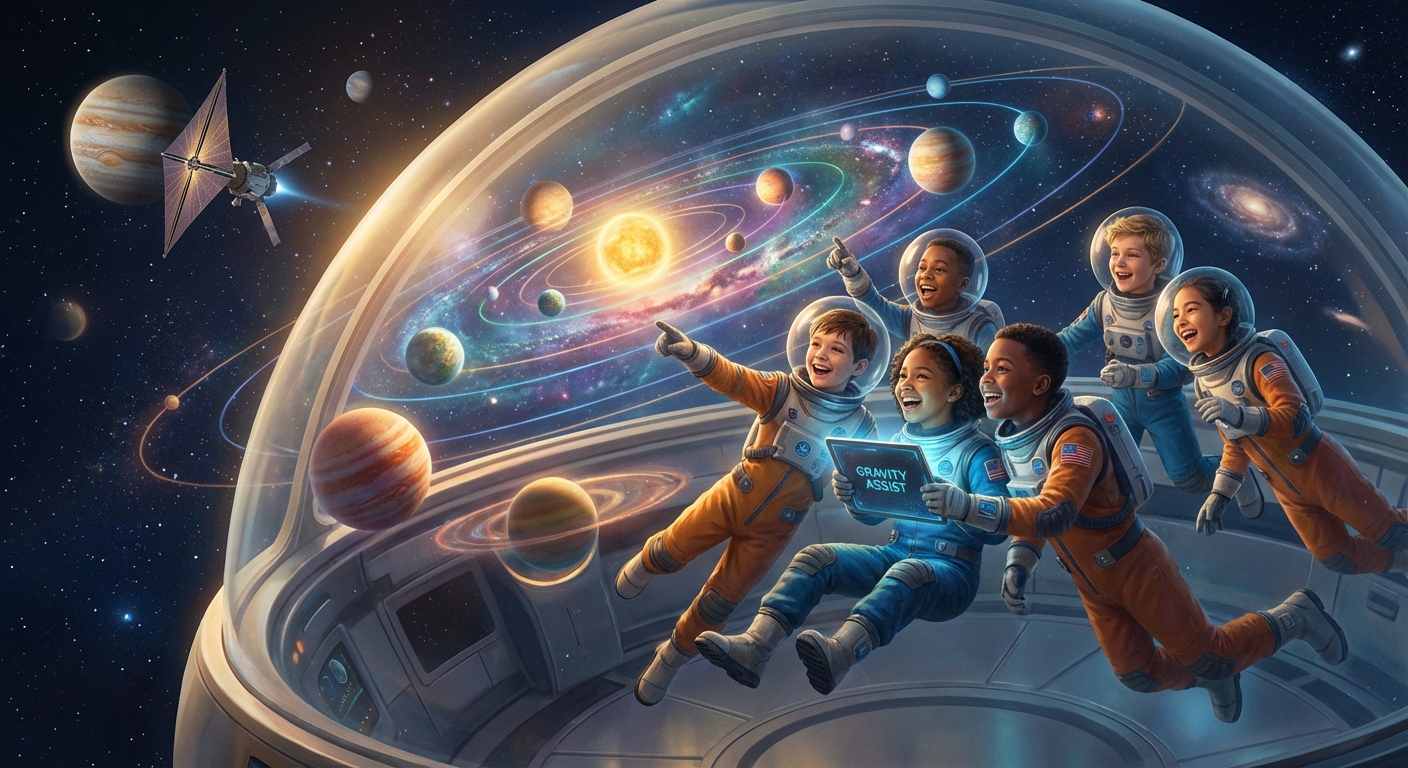 Illustration for Gravity in Space