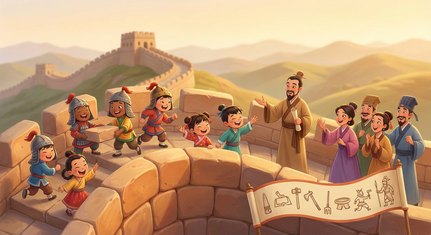 Illustration for Great Wall of China