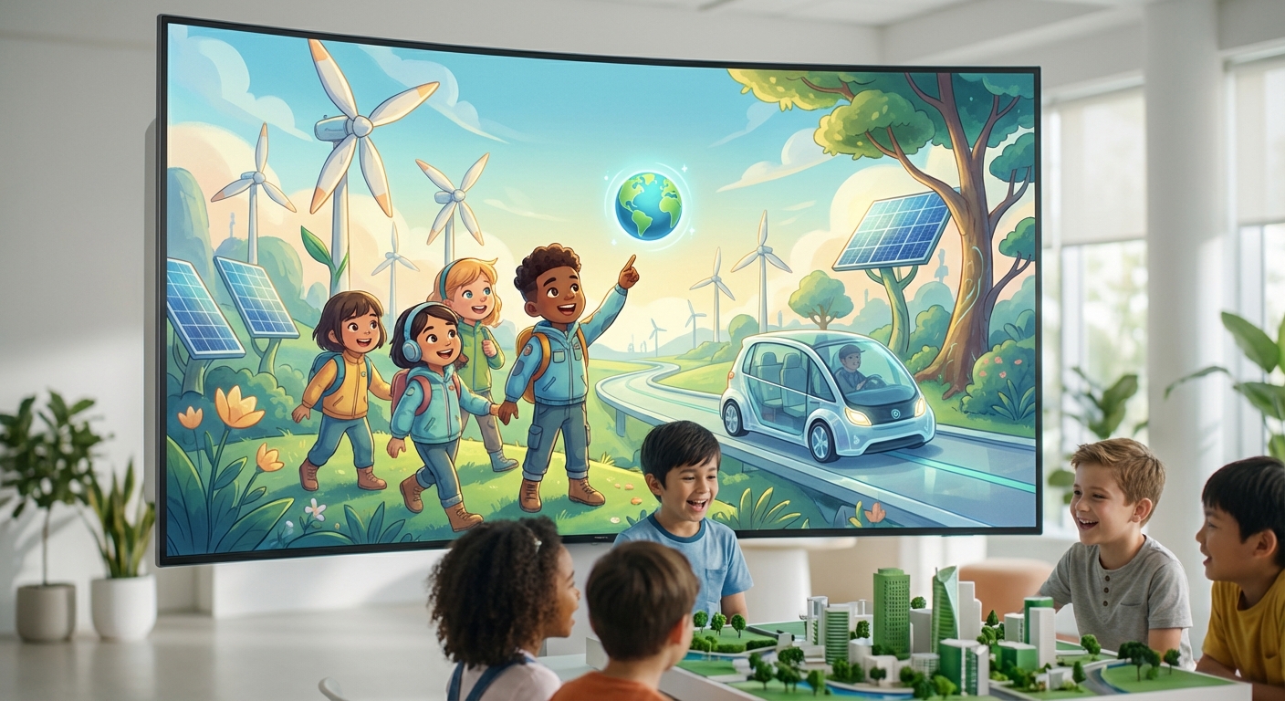 Illustration for 🌱 Green Technology: Powering a Cleaner Planet