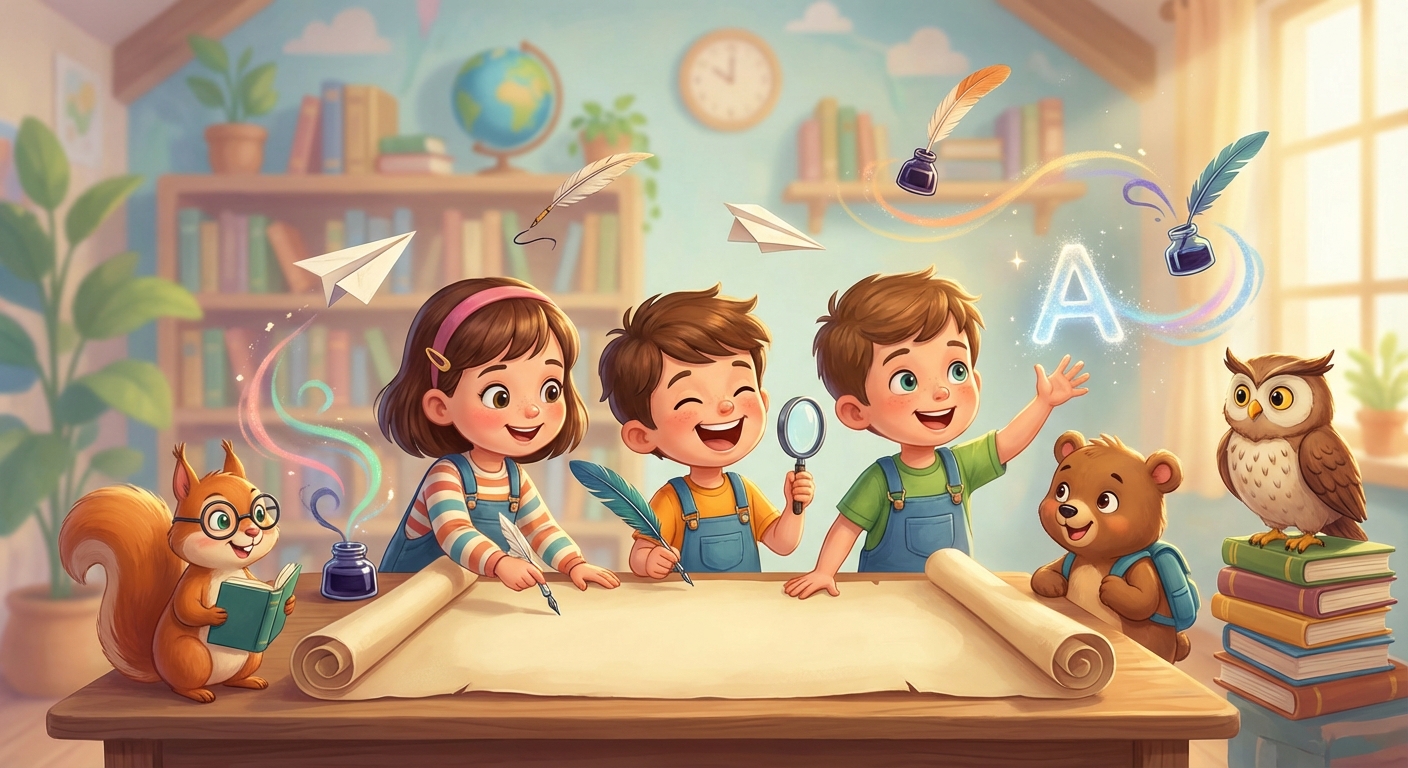 Illustration for ✍️ Handwriting Practice: Make Your Words Shine!