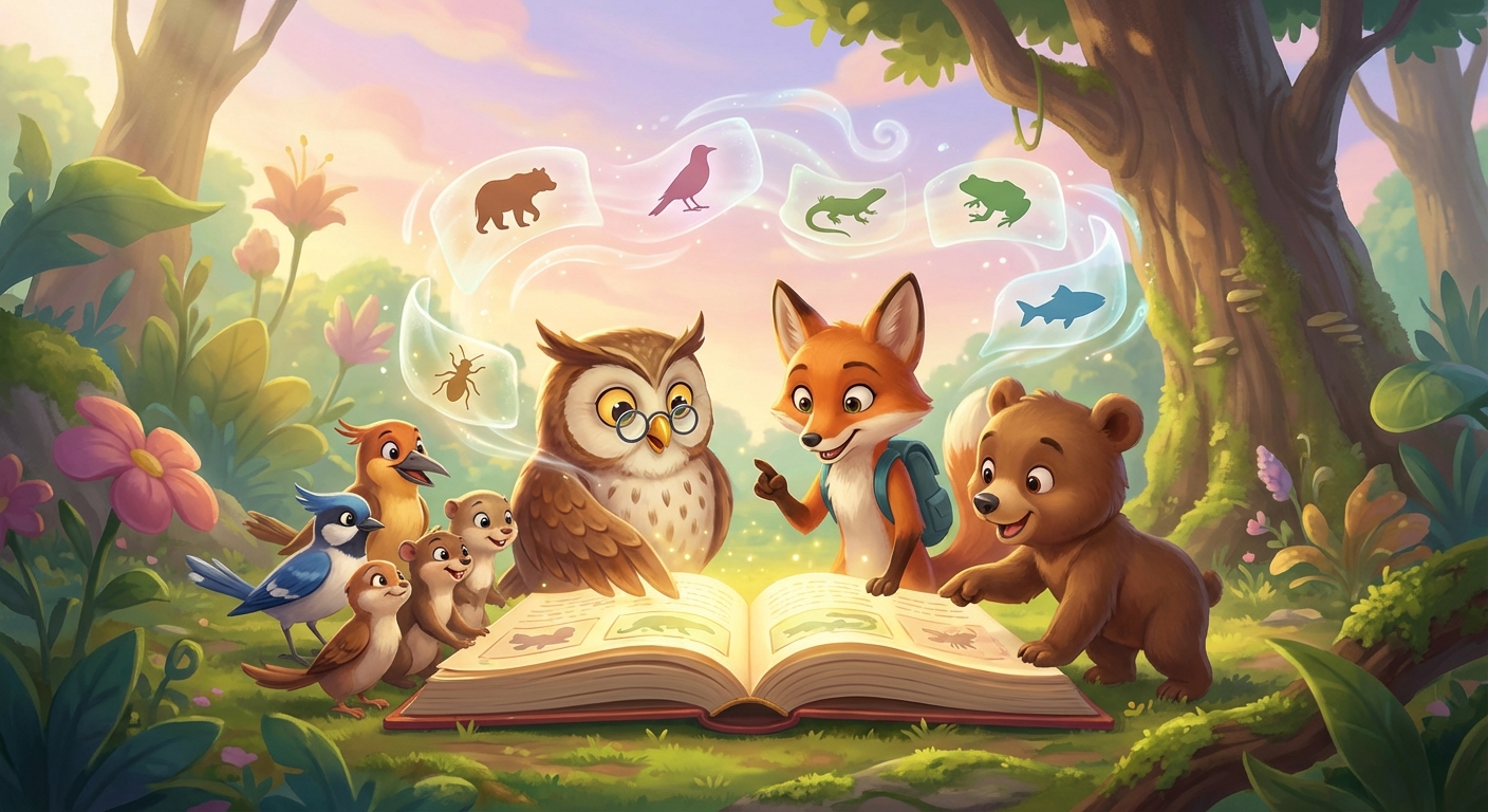 Illustration for 🌟 How Animals Are Grouped: the Magic of Classification