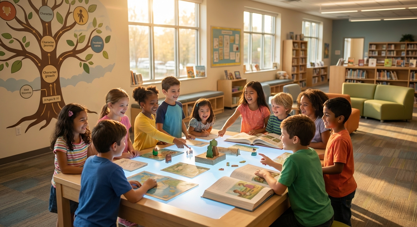 Illustration for 🌟 How Characters Grow: A Kid’s Guide to Character Development