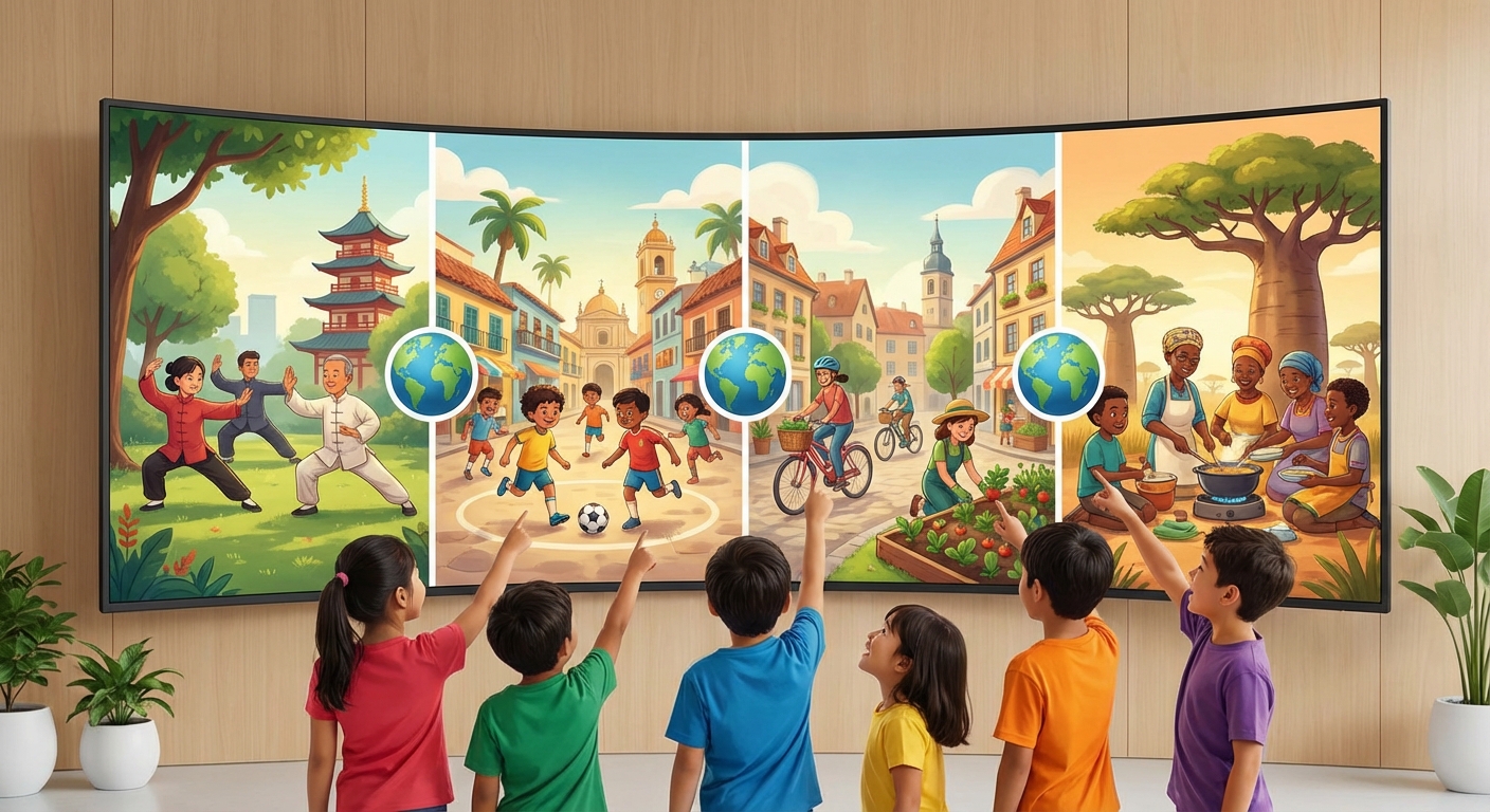 Illustration for 🌍 How Different Countries Keep People Healthy