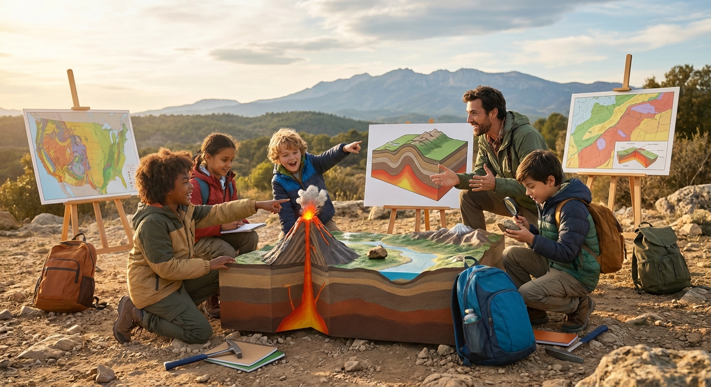 Illustration for 🌄 How Mountains Are Made