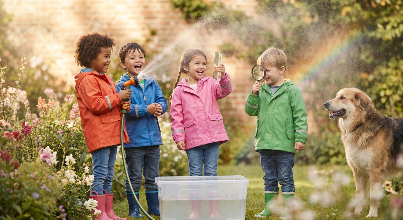 Illustration for 🌈 How Rainbows Form