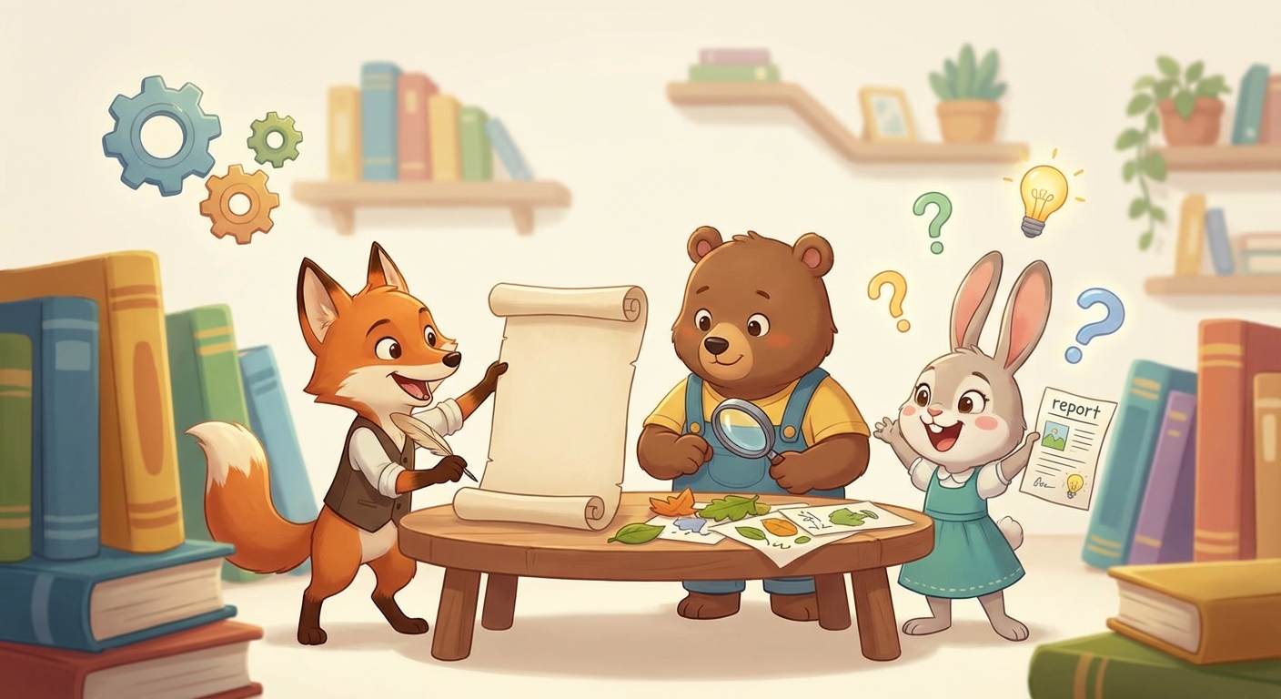 Illustration for 📚 How to Write a Little Report