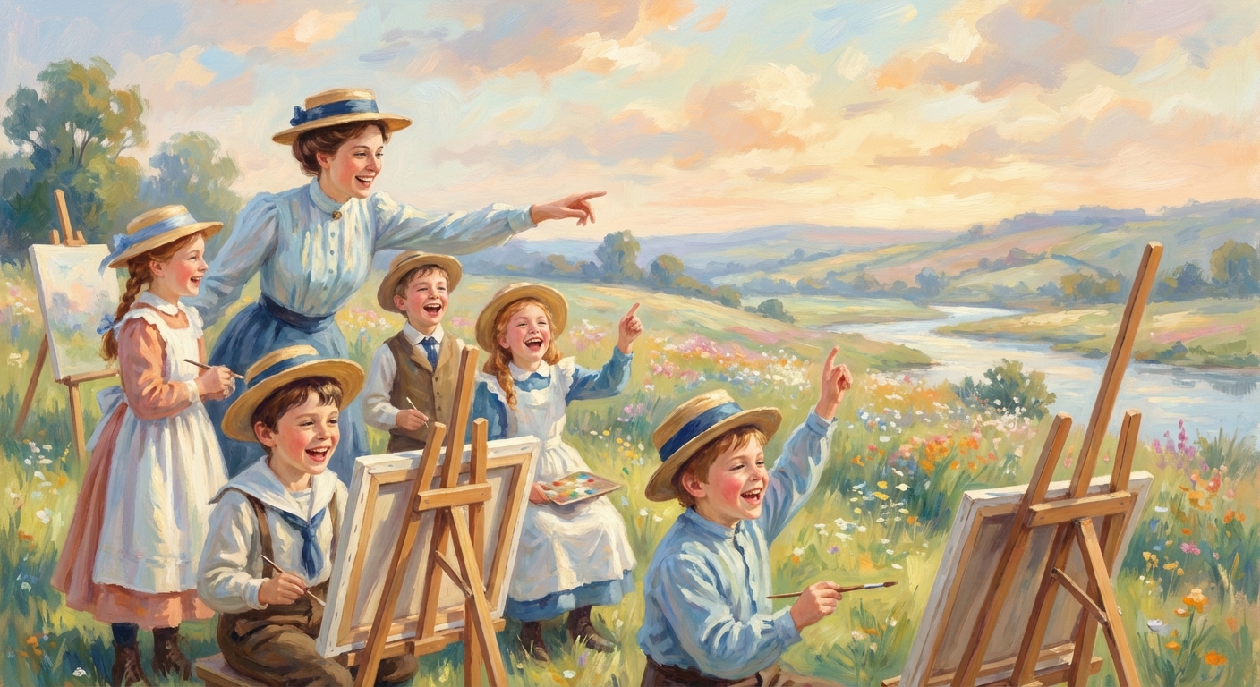 Illustration for 🎨 Impressionism: Painting the World in Light and Color