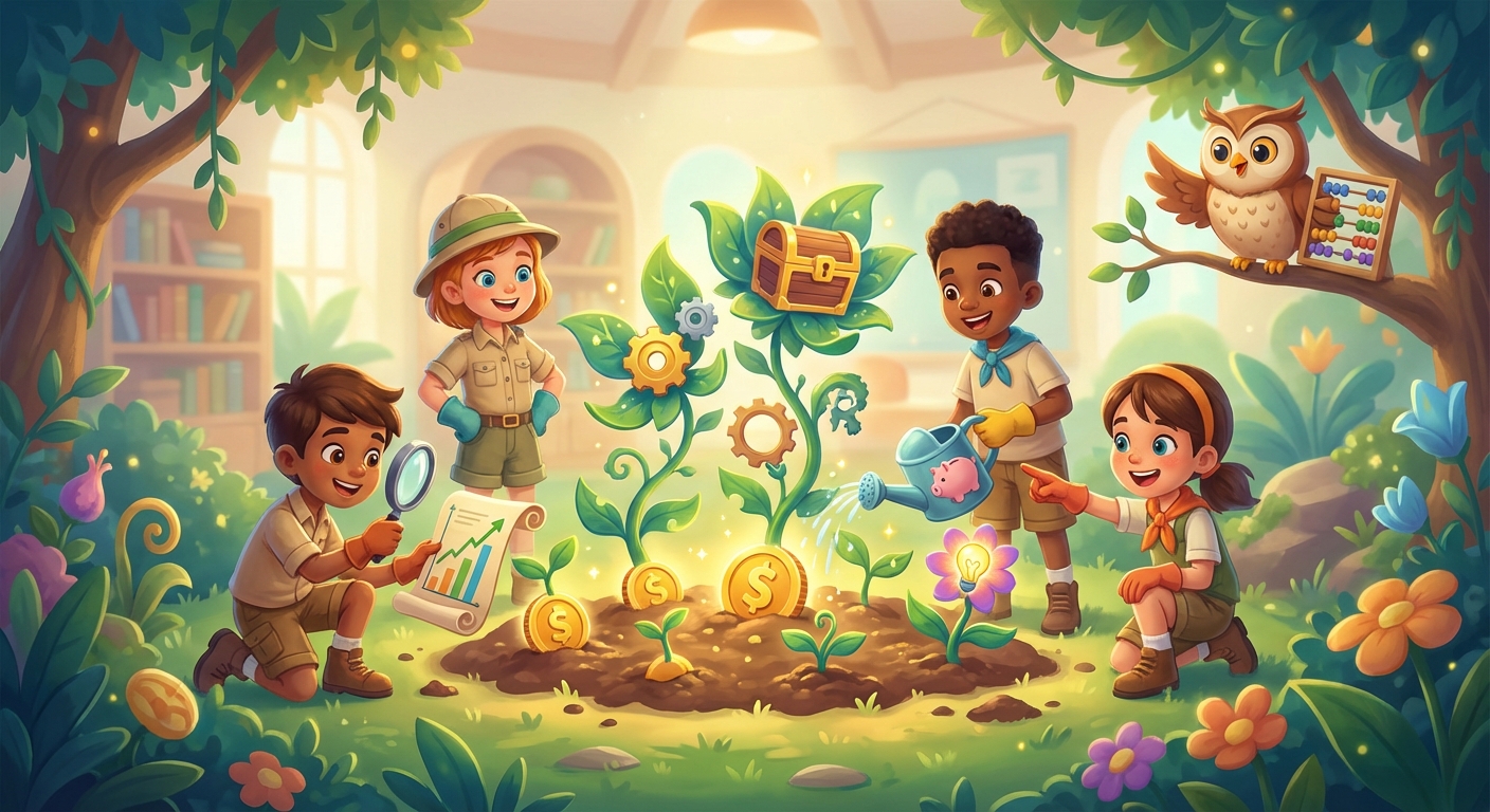 Illustration for 💰 Investing Basics: Growing Your Money Like a Garden 🌱