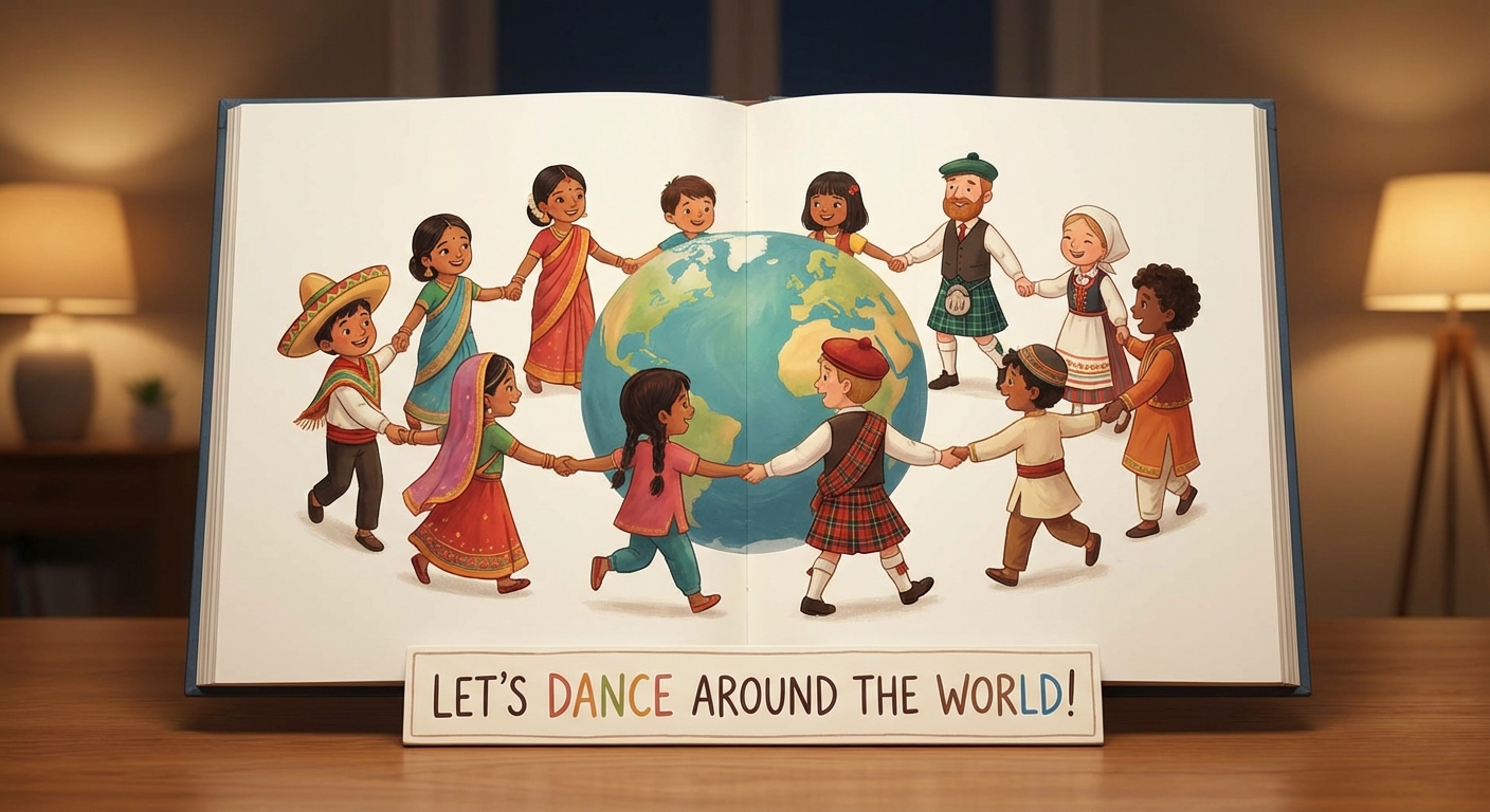 Illustration for 🎶 Let’s Dance Around the World!