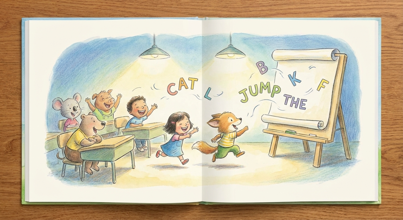 Illustration for ✏️ Let’s Learn How to Write Sentences!