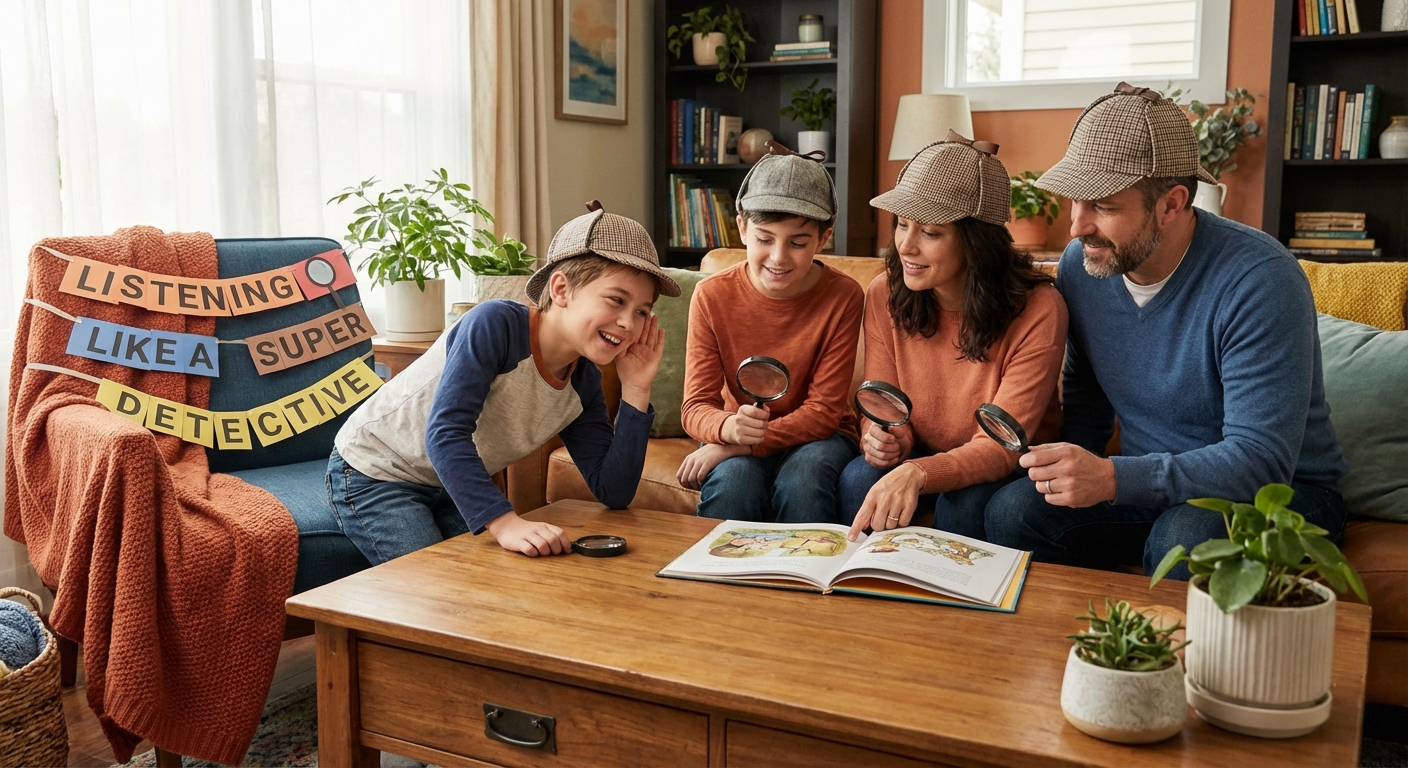 Illustration for 🎧 Listening Like a Super‑detective