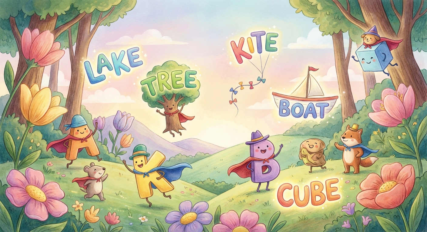 Illustration for 🎈 Long Vowel Adventures