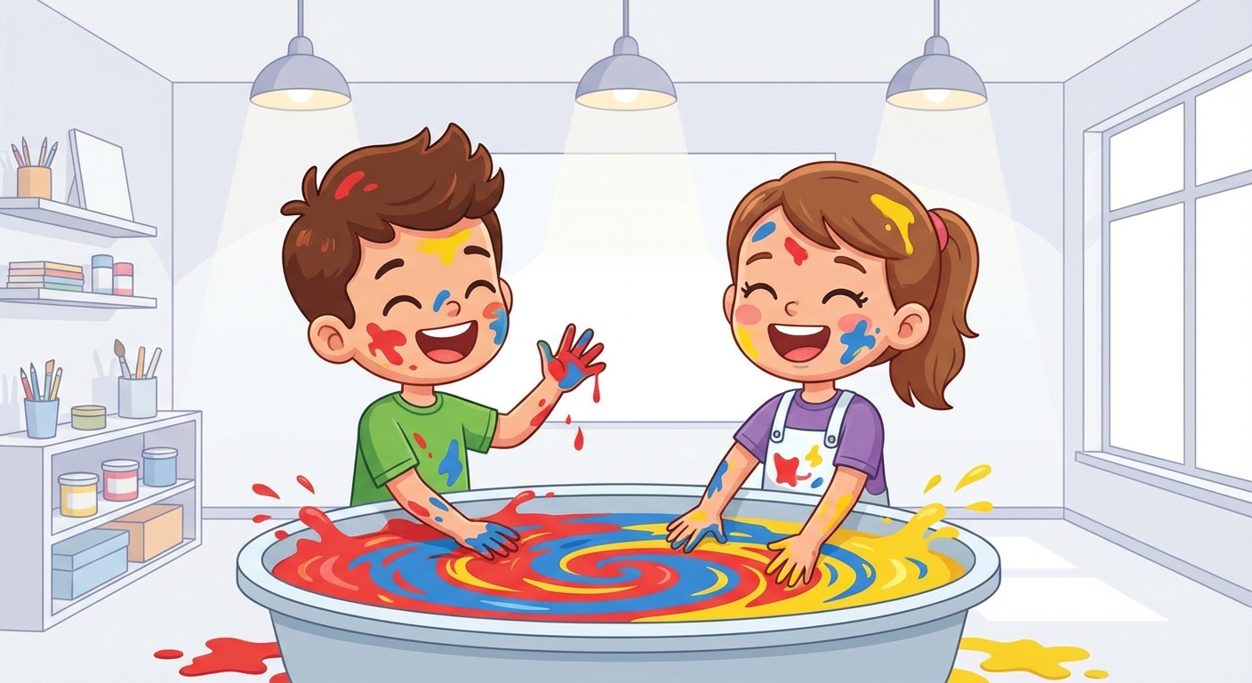 Illustration for 🎨 Magic of Color Mixing