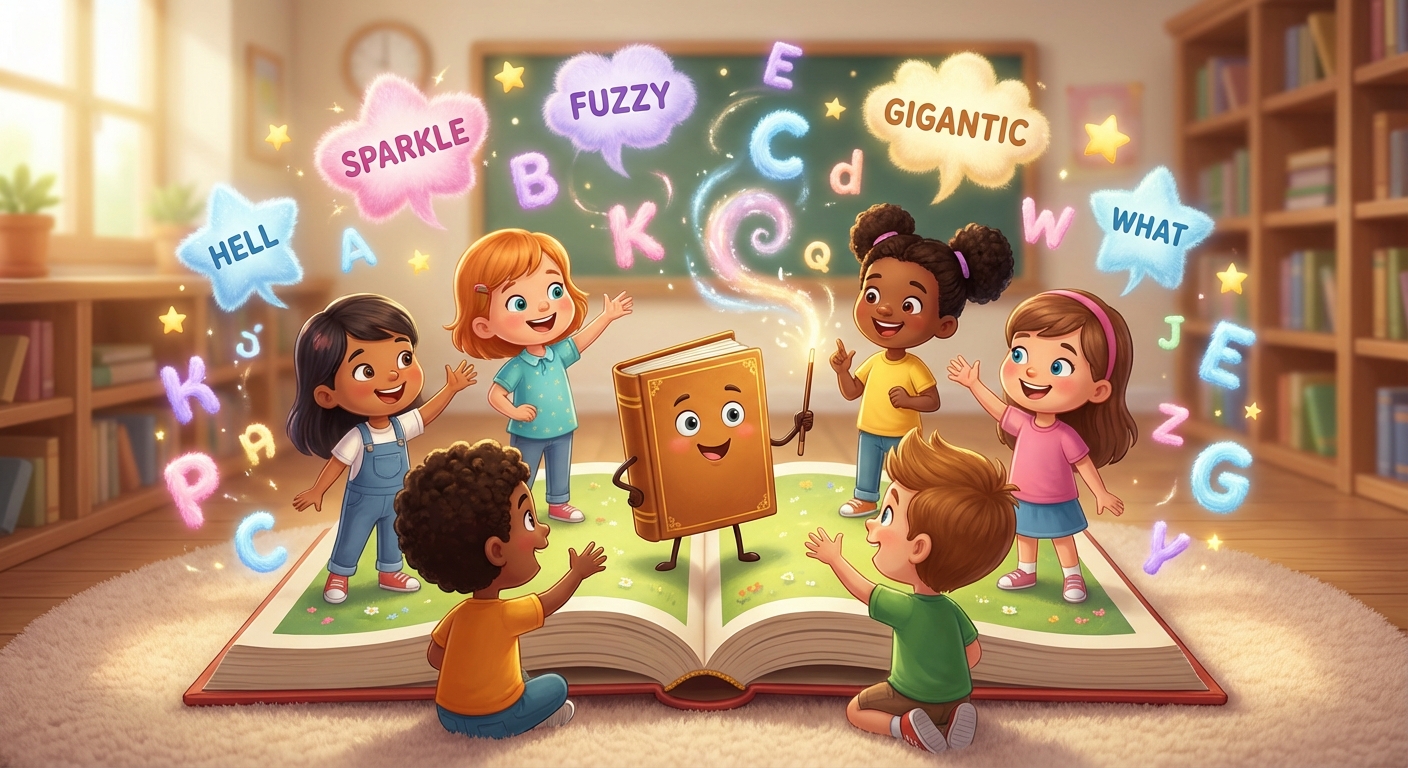 Illustration for 🎨 Magic Words: What Are Describing Words?