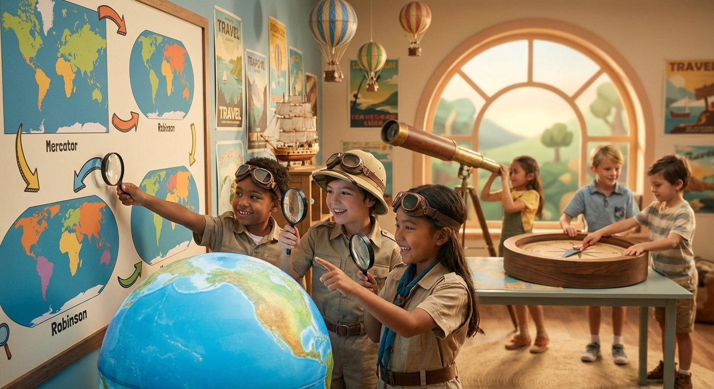 Illustration for Map Projections