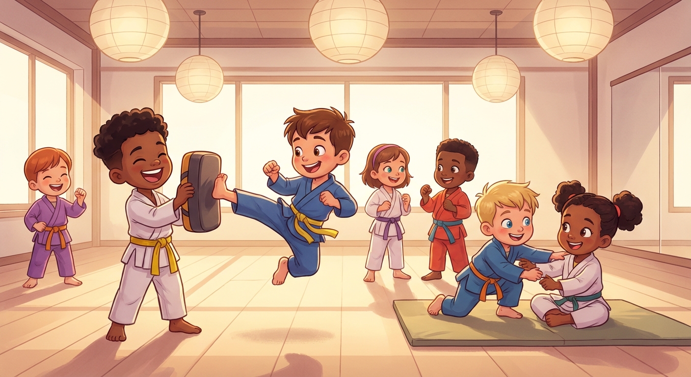 Illustration for 🥋 Martial Arts: Fun Moves for Strong Kids