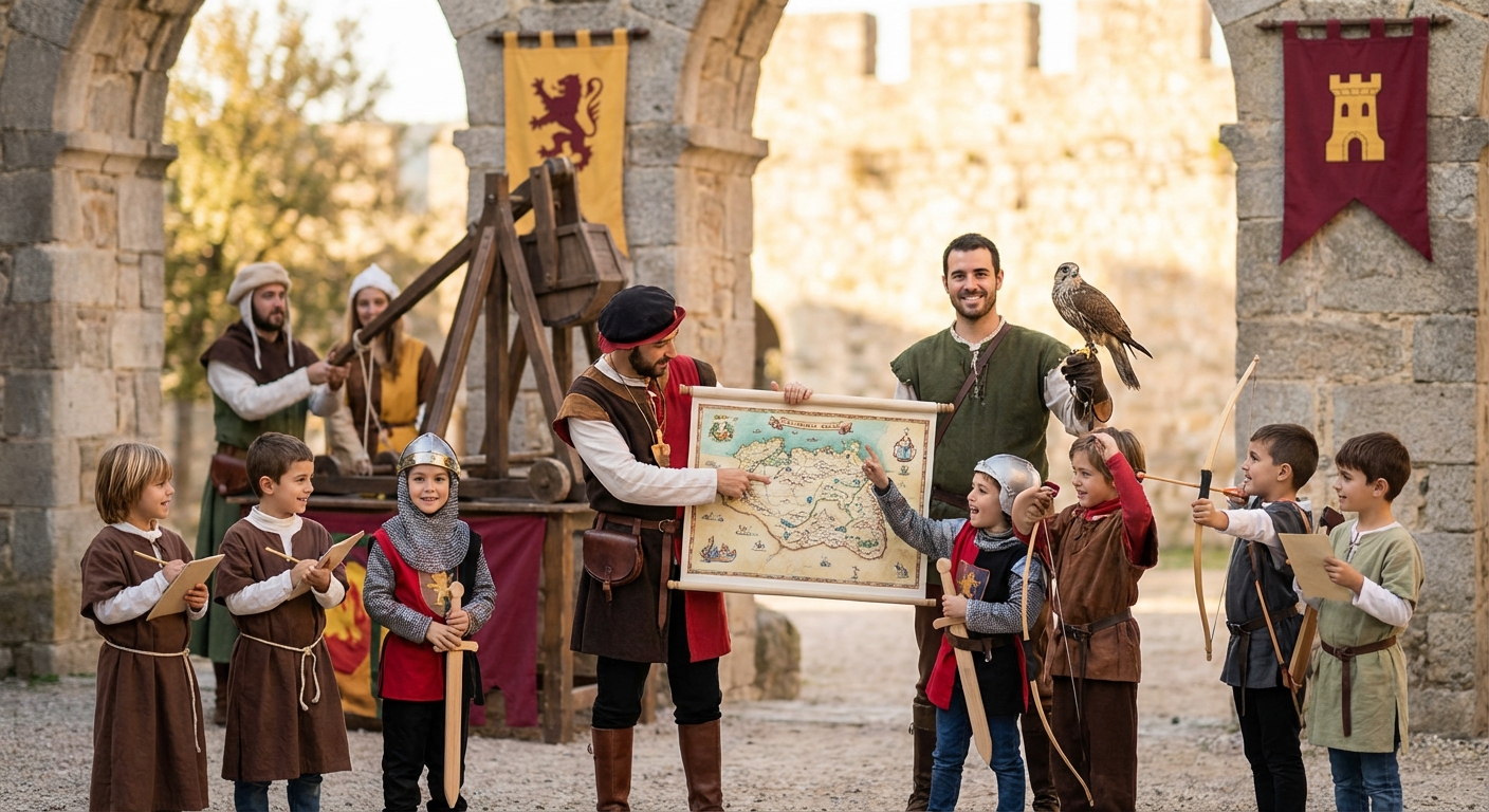 Illustration for 🏰 Medieval Times: A Journey Back to the Age of Knights and Castles