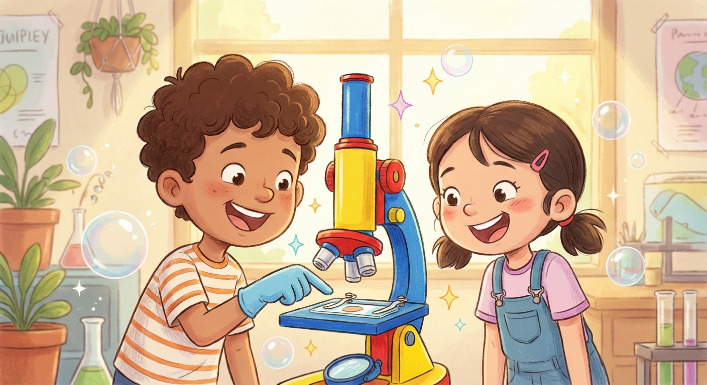 Illustration for 🔬 Microscope Fun!