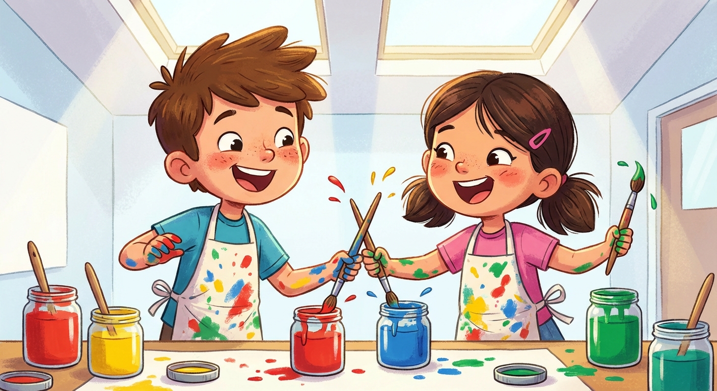 Illustration for Mixing Colors