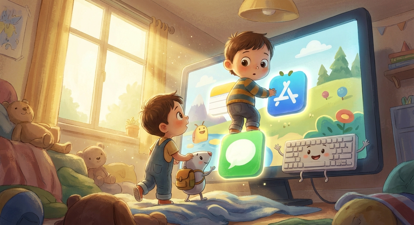 Illustration for 🖱️ Mouse & Keyboard: Your Tiny Tech Helpers