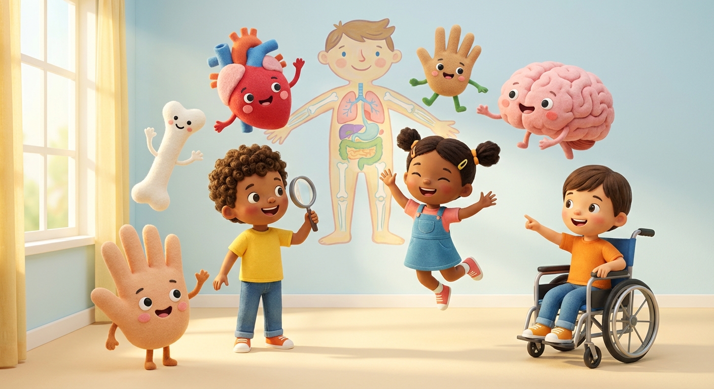 Illustration for 🌟 My Amazing Body Parts