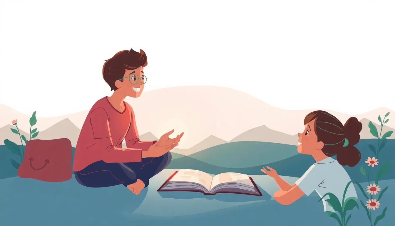 Navigating Environmental Ethics Choices That Shape Our Planet learning scene, Navigating Environmental Ethics Choices That Shape Our Planet learning scene filled with curiosity and joy, clean infographic-inspired illustration for ages 14-16, contemporary and polished, text-free illustration with clean unmarked background, balanced composition, soft cinematic lighting, harmonious color palette, inviting and joyful mood